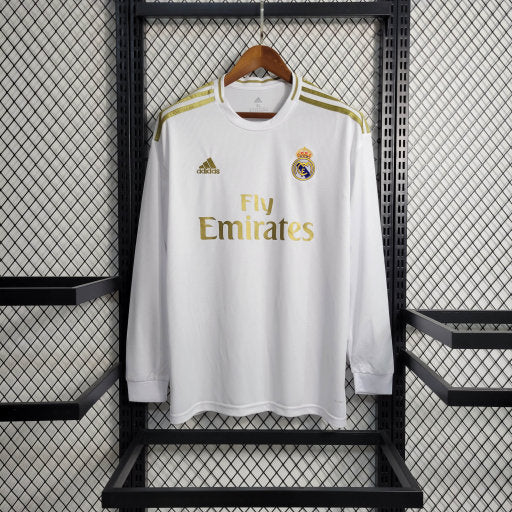 Real Madrid 2019 2020 Retro Long Sleeve Jersey