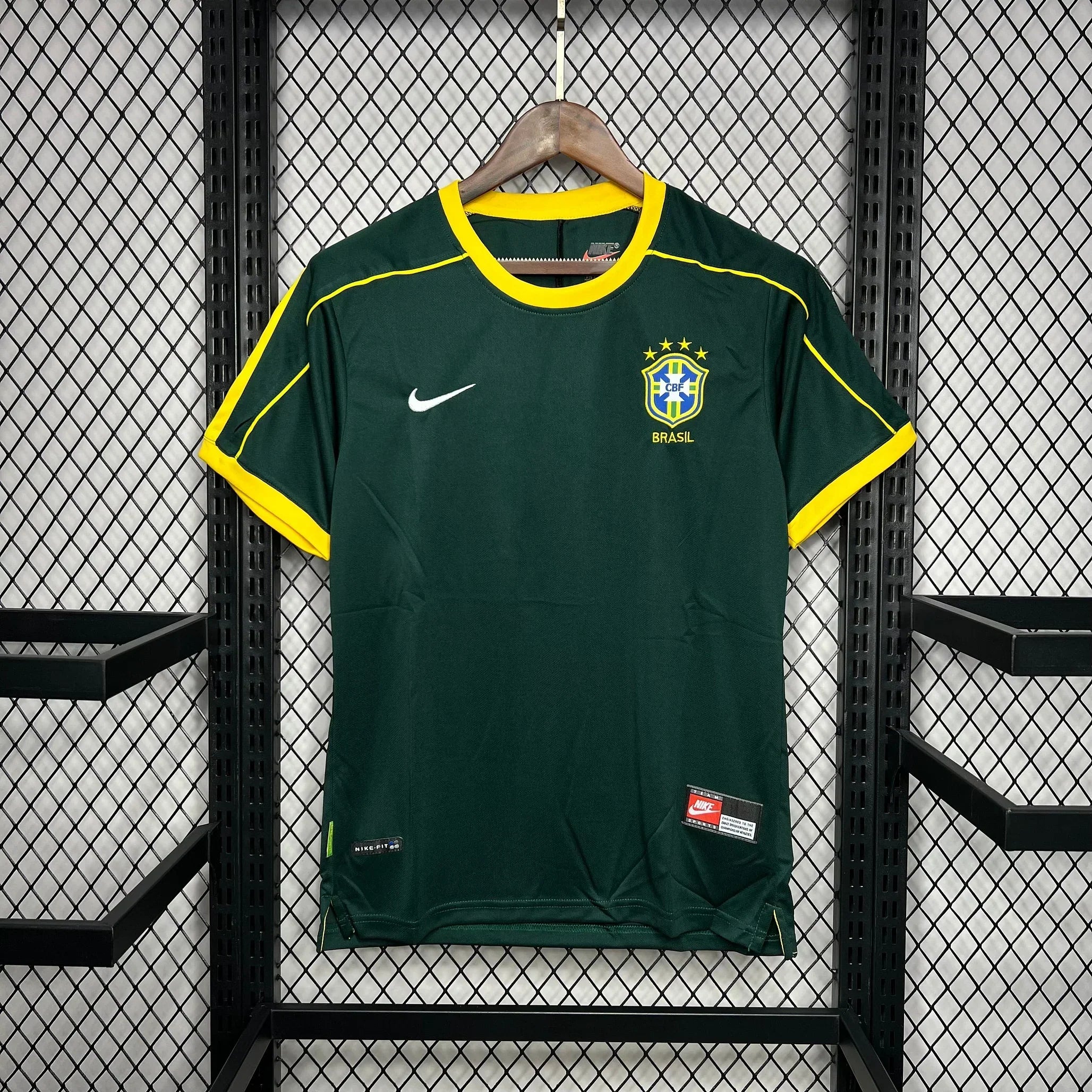 Brazil Retro Football Shirt 1998