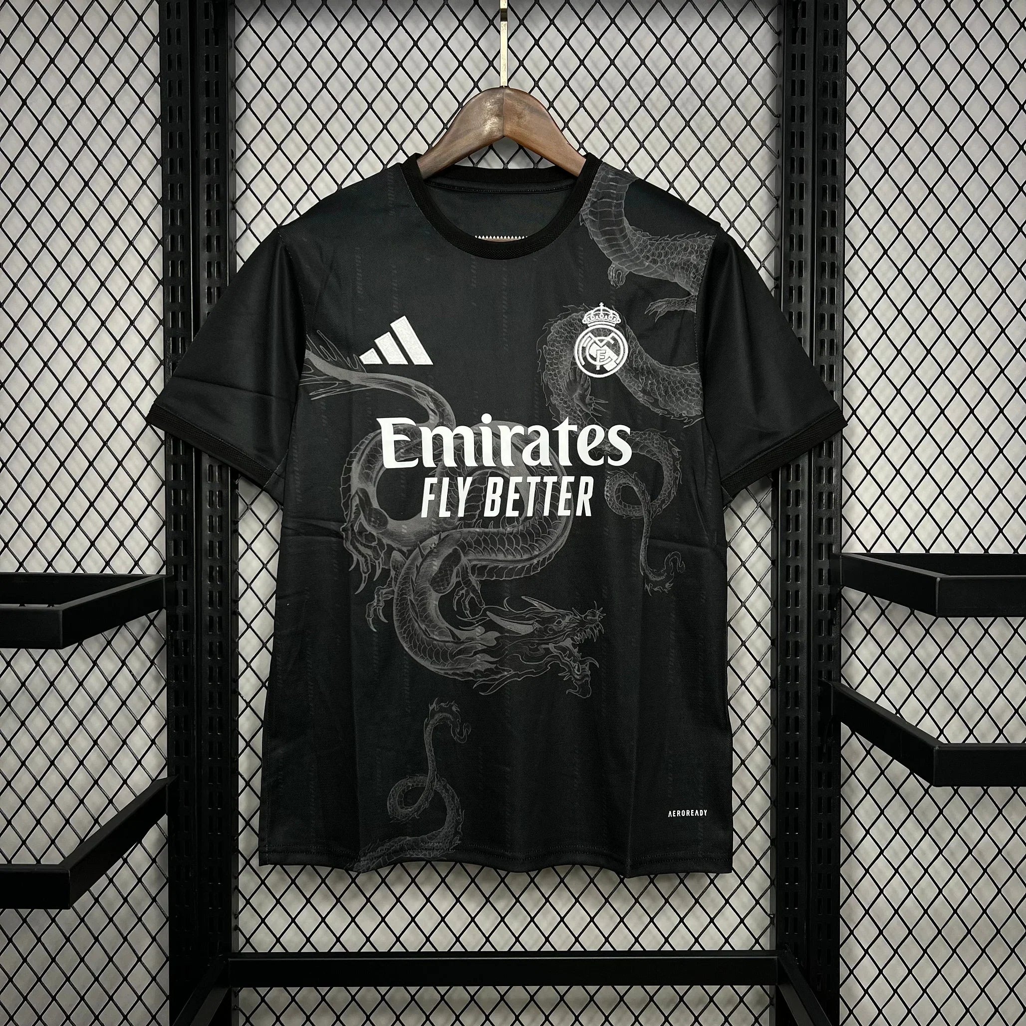 Real Madrid 2024 2025 Black Football Shirt