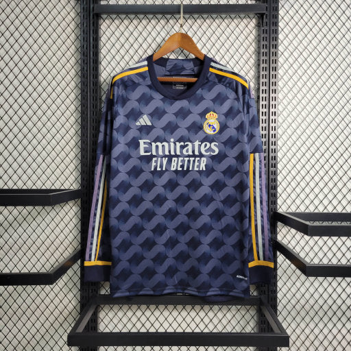 Real Madrid Away Jersey 2023 2024 Long Sleeve