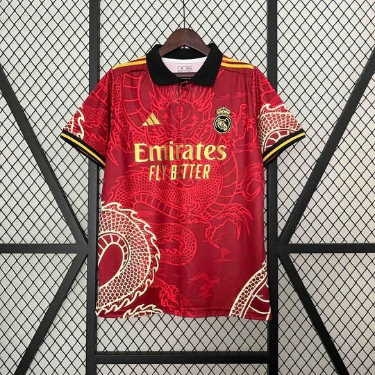 2024/25 Real Madrid Concept Red Dragon Jersey