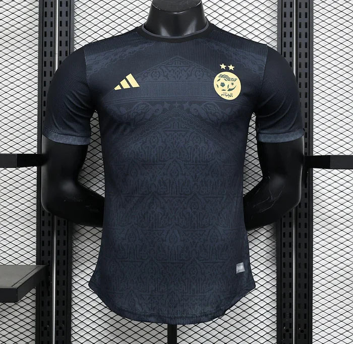 Algeria concept black football jersey 2023-2024