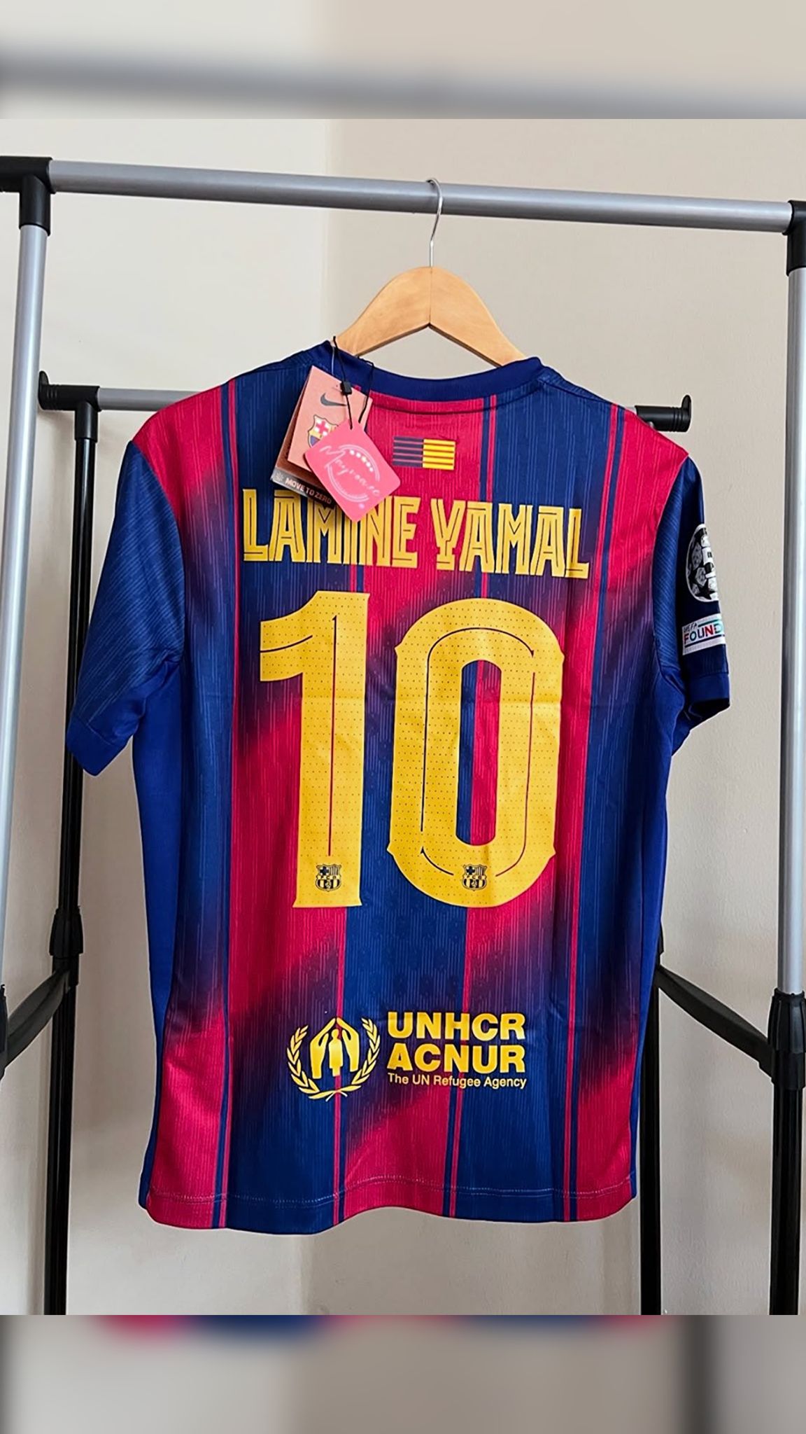 LAMINE YAMAL | UCL Maillot homme domicile 25/26 FC Barcelona