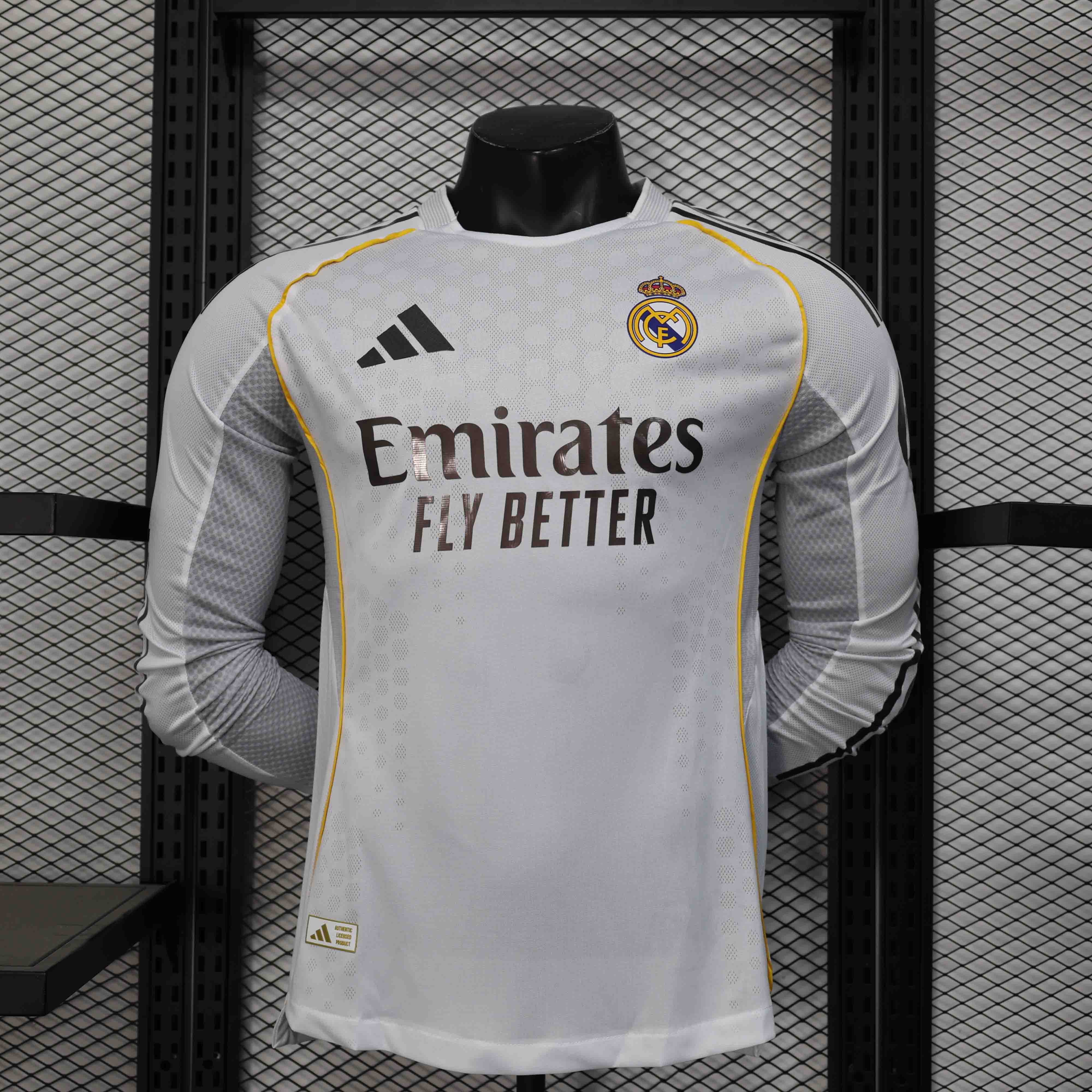 25-26 Real Madrid Long Sleeve Jersey
