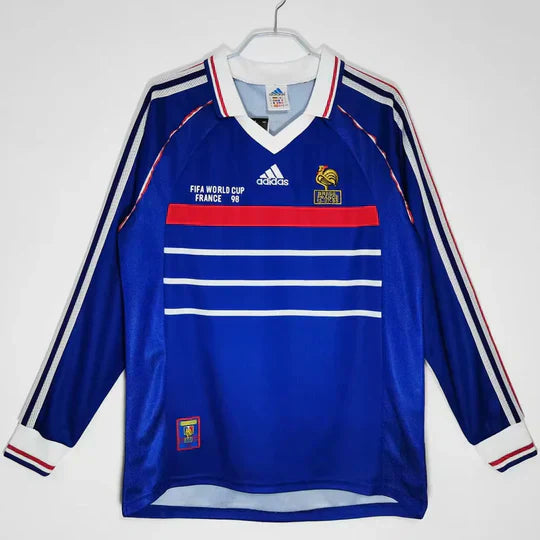 France Team Retro 1998 Long Sleeve Jersey