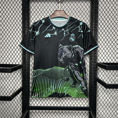 Real Madrid 2024/25 Special Edition Jersey Black and Green